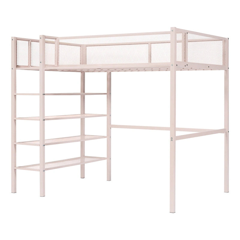 Twin Size Metal Loft Bed