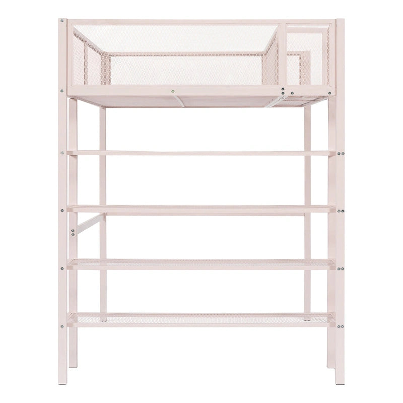 Twin Size Metal Loft Bed