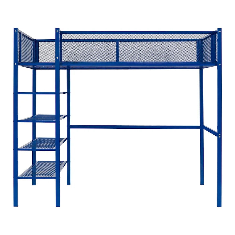 Twin Size Metal Loft Bed