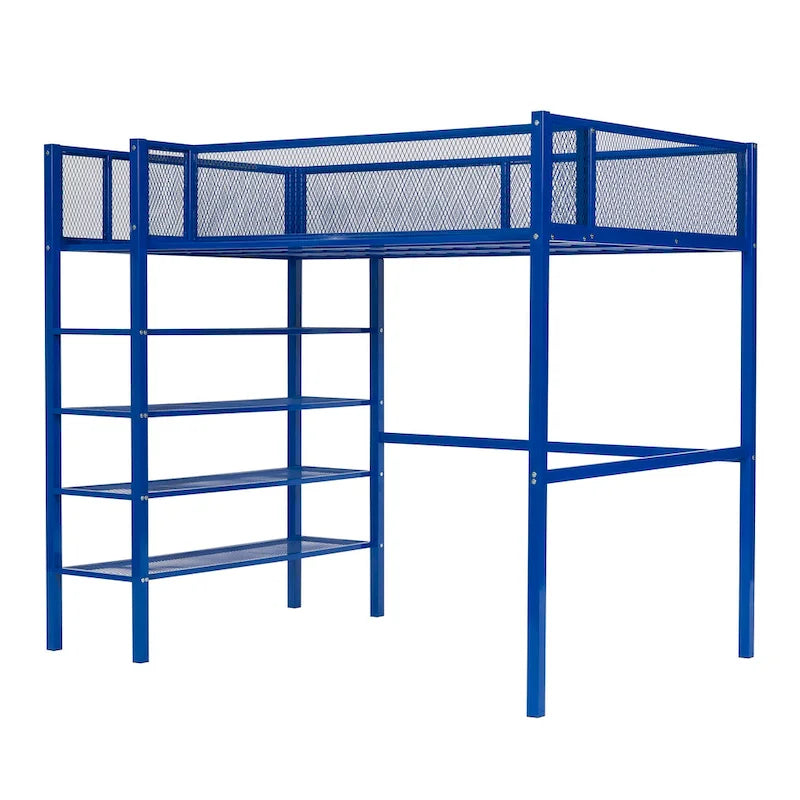 Twin Size Metal Loft Bed