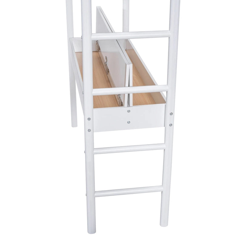 Full Size Teddy Fleece Loft Bed