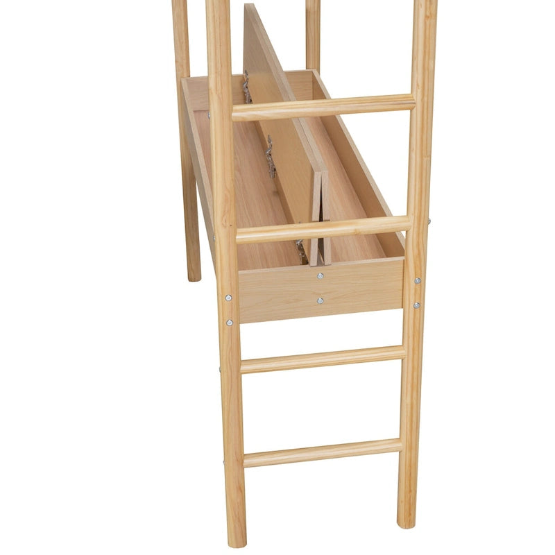 Full Size Teddy Fleece Loft Bed