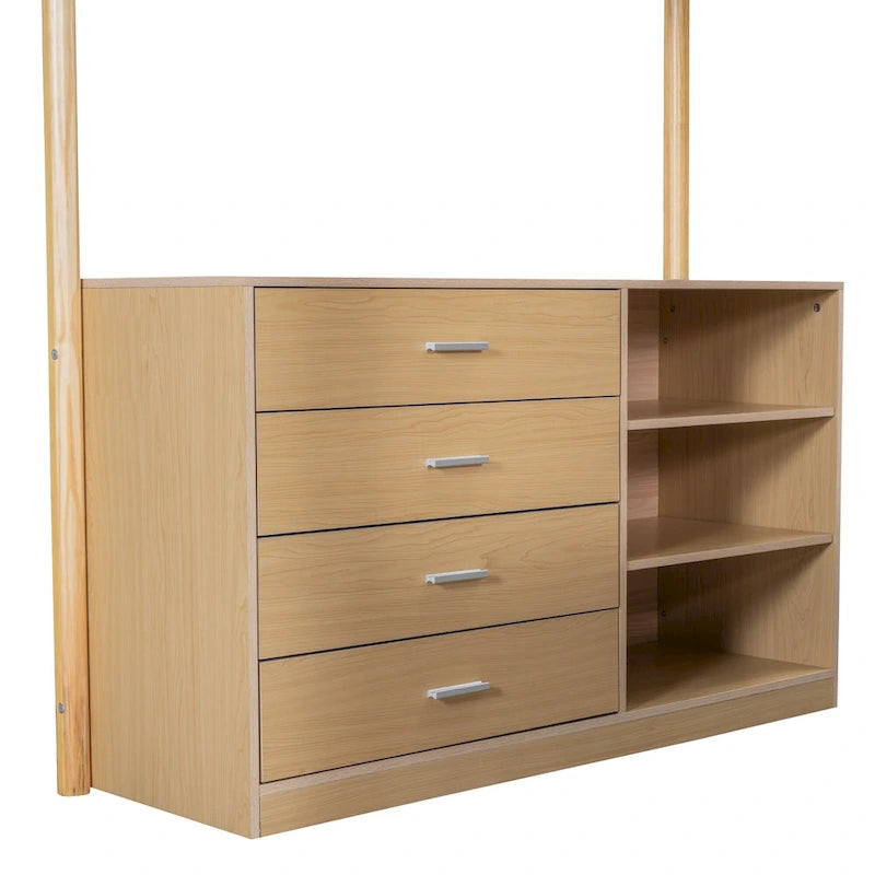 Full Size Teddy Fleece Loft Bed
